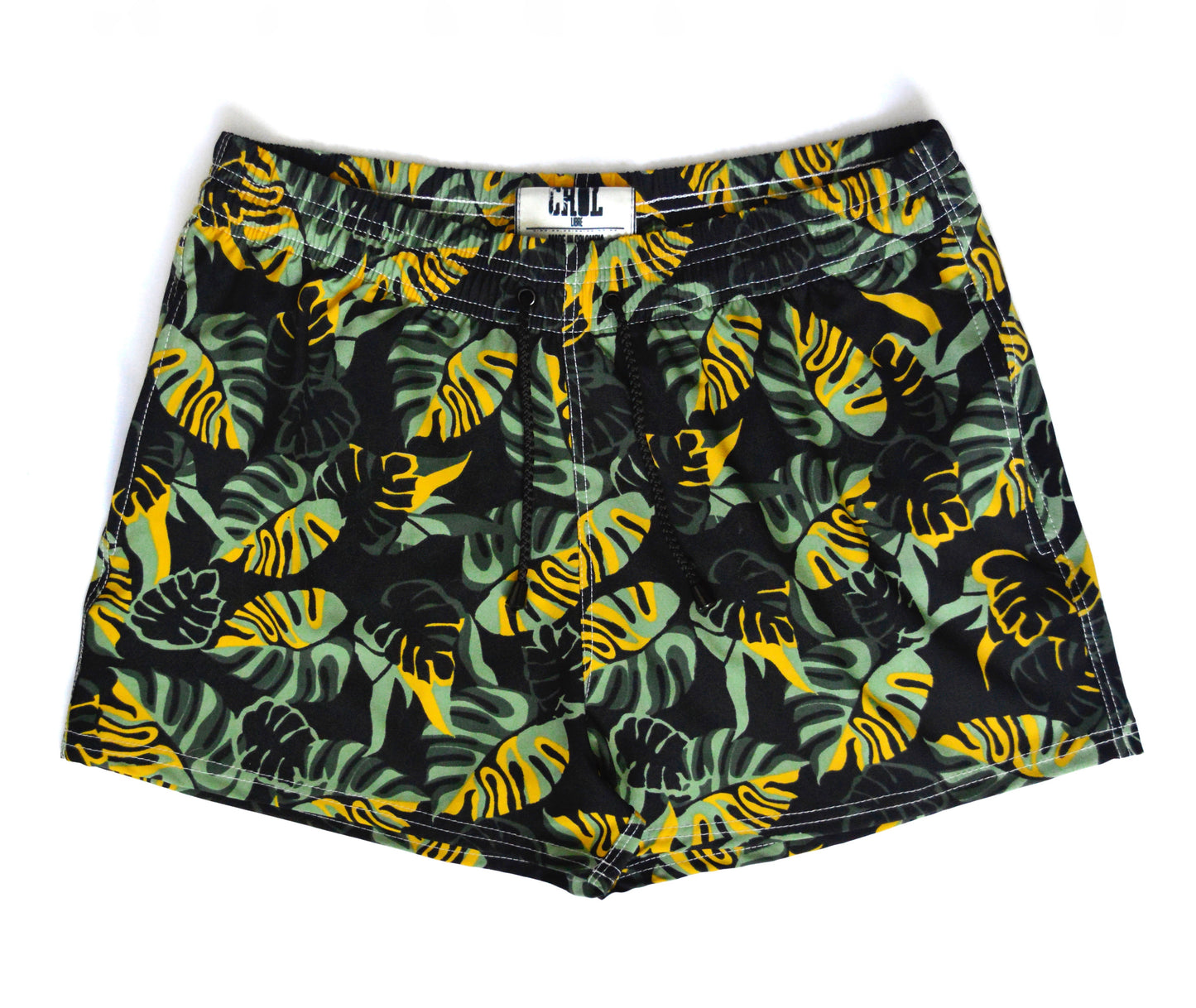 Pantaloneta Playera Tropical Oscuro