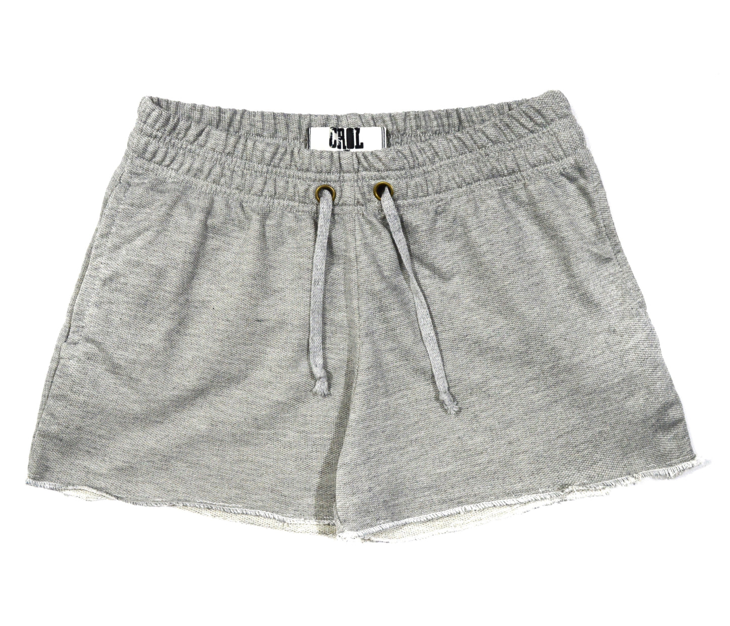 Short en algodón Gris Jaspeado