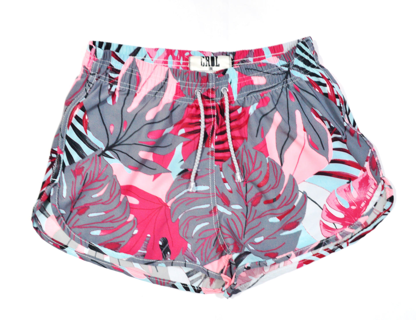 Pantaloneta Curva Tropical Rosa