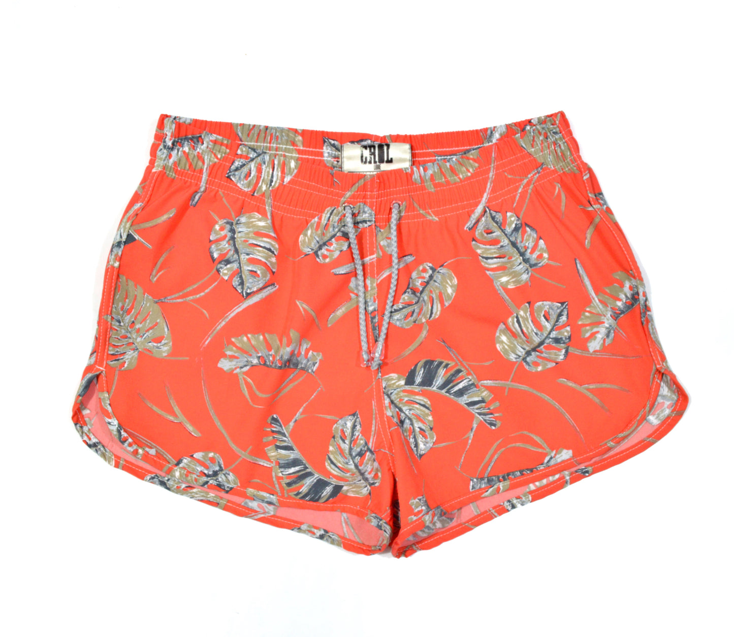 Pantaloneta Curva Tropical Naranja