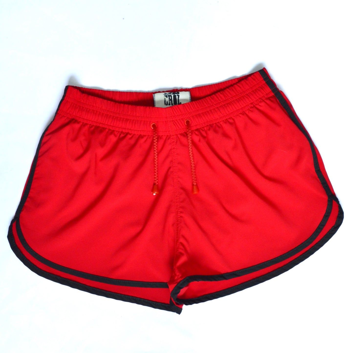 Pantaloneta Curva roja sesgo negro