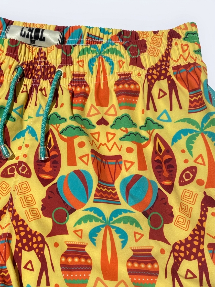 Pantaloneta playera africa
