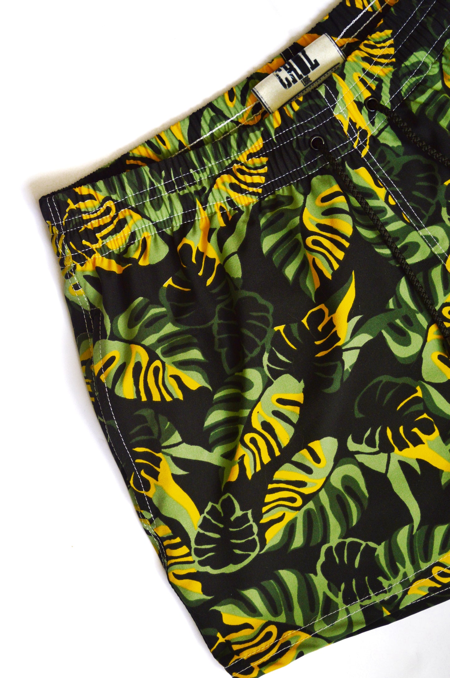 Pantaloneta Playera Tropical Oscuro