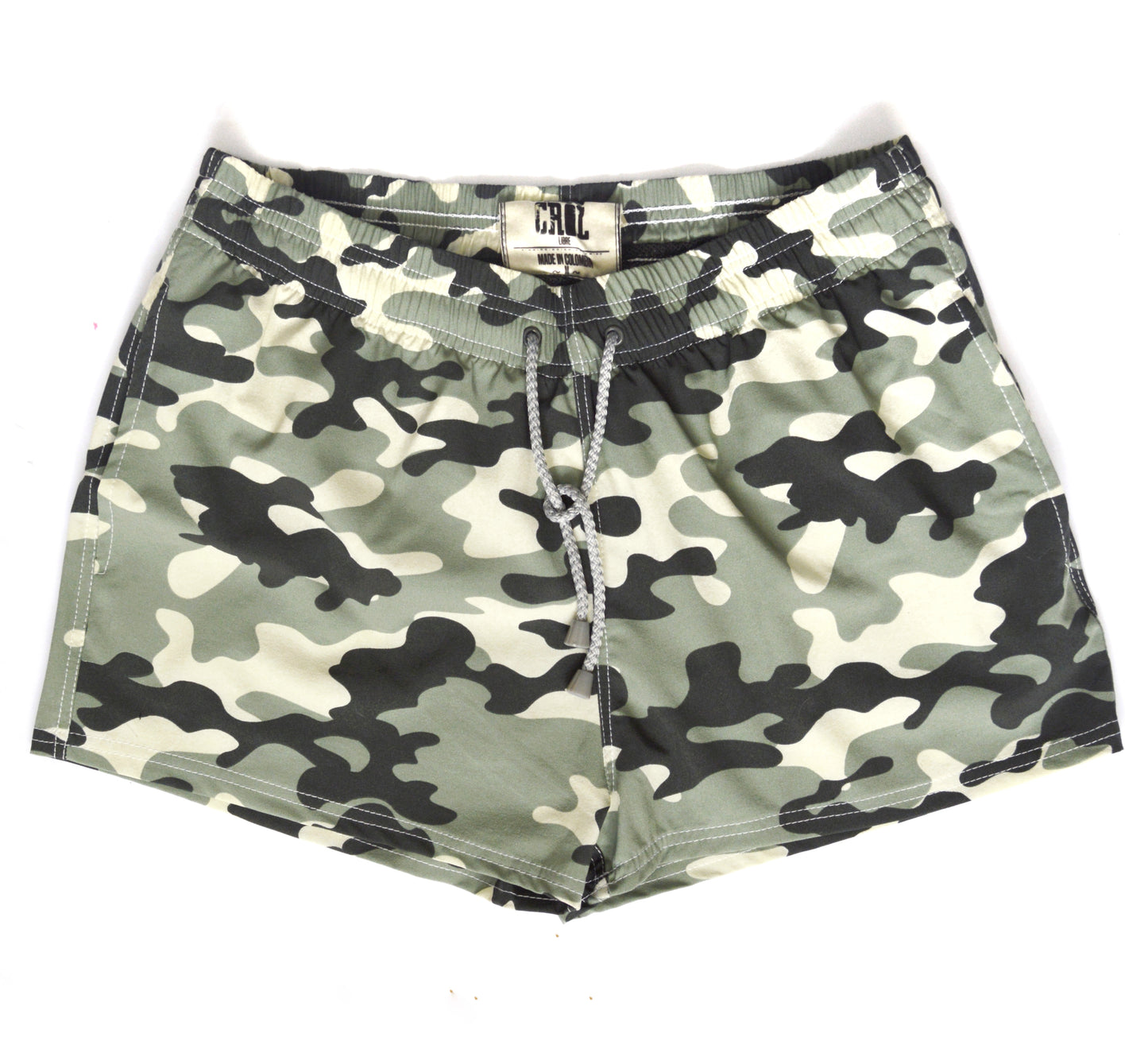 Pantaloneta Playera Militar Gris