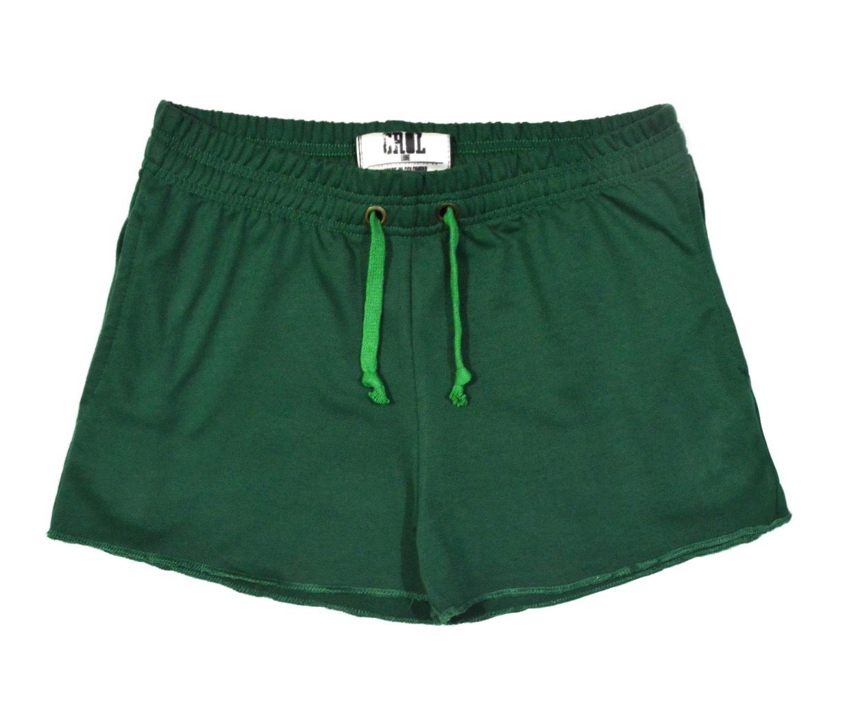 Short en algodón color Verde