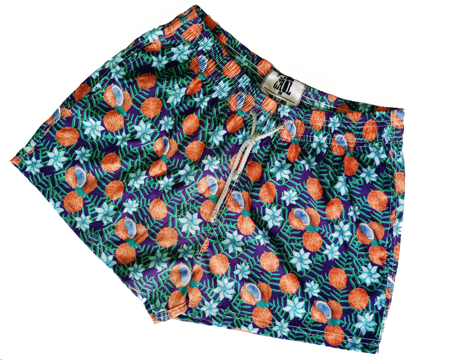Pantaloneta playera estampado cocos (Outlet)