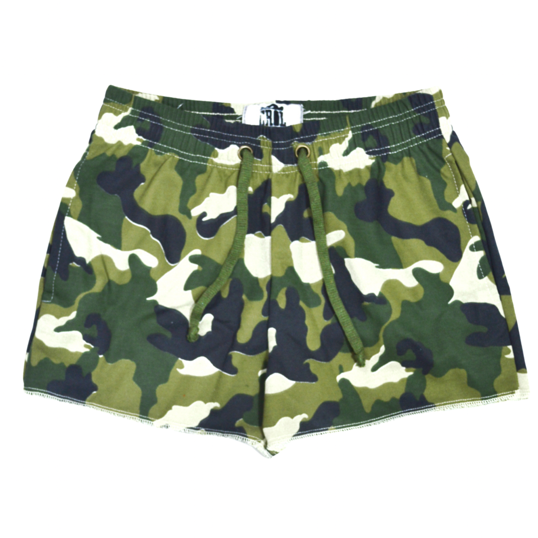 Short en algodón Camuflado