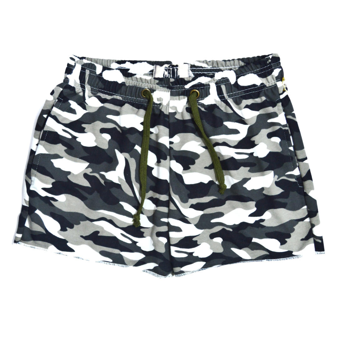 Short en algodón Camuflado