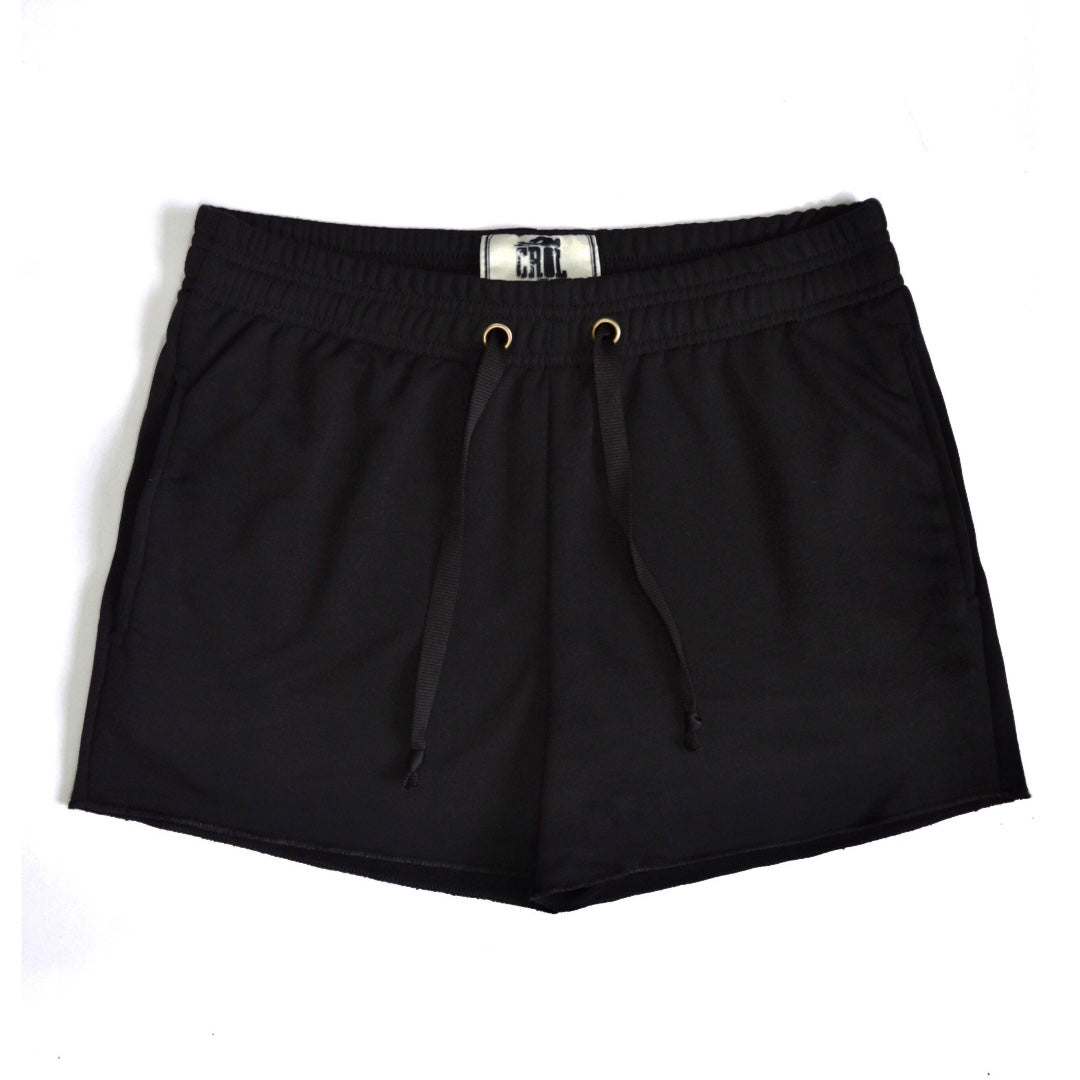 Short en algodón color Negro
