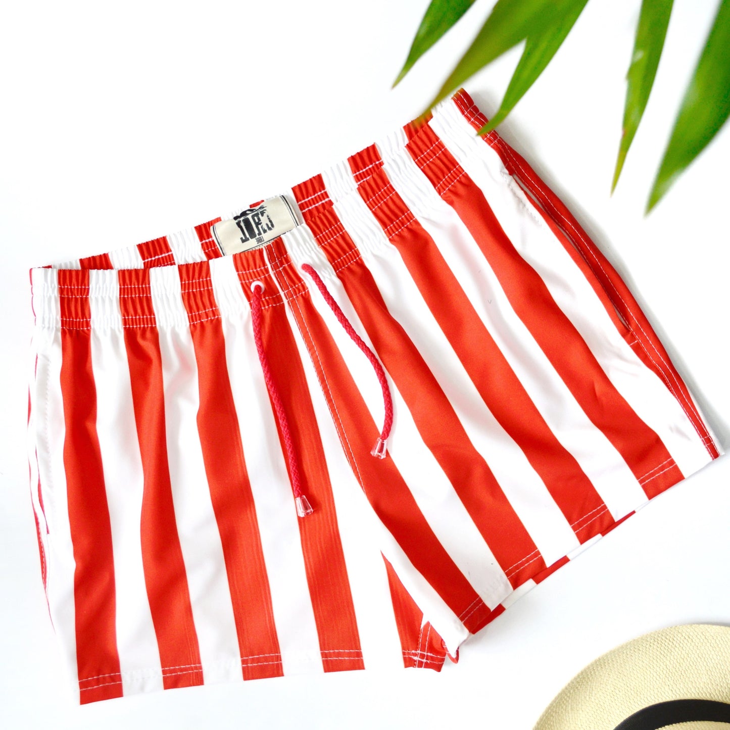Pantaloneta Playera de líneas Rojas verticales 4.0