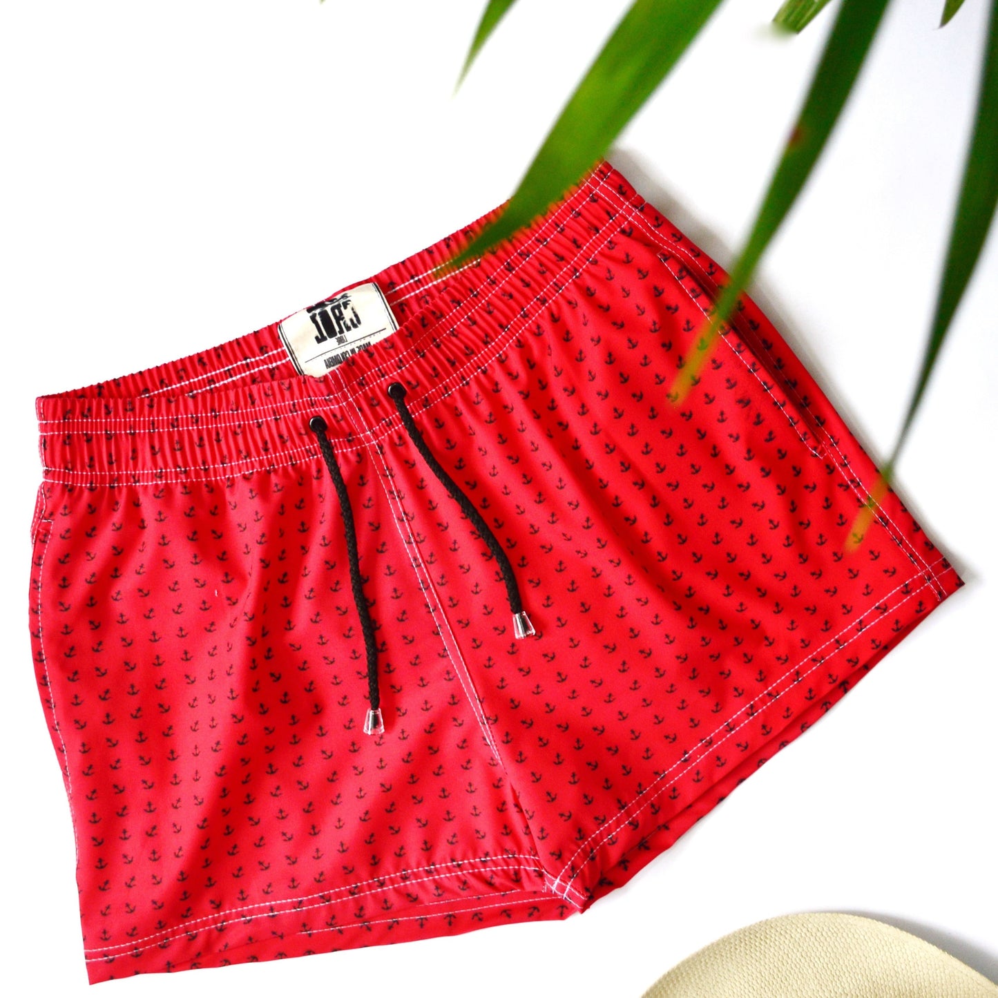 Pantaloneta Playera Anclas en rojo (Outlet)