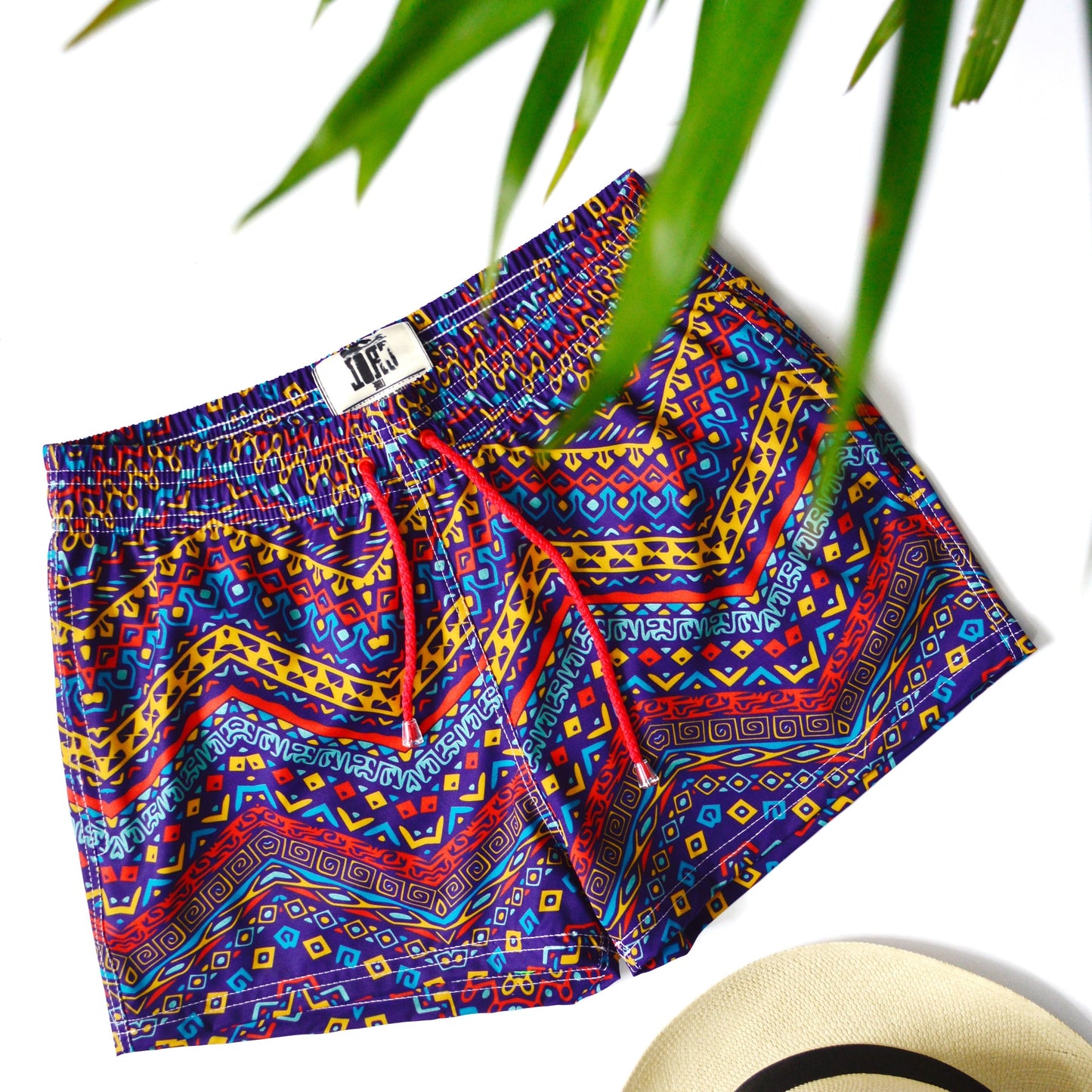 Pantaloneta Playera Africano azul