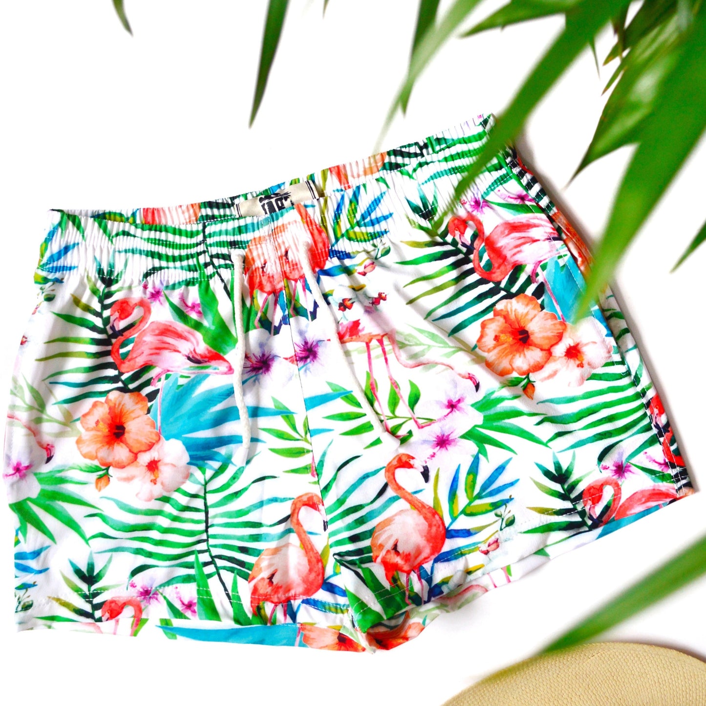 Pantaloneta Playera de Flamencos con Flores (Liquidación)