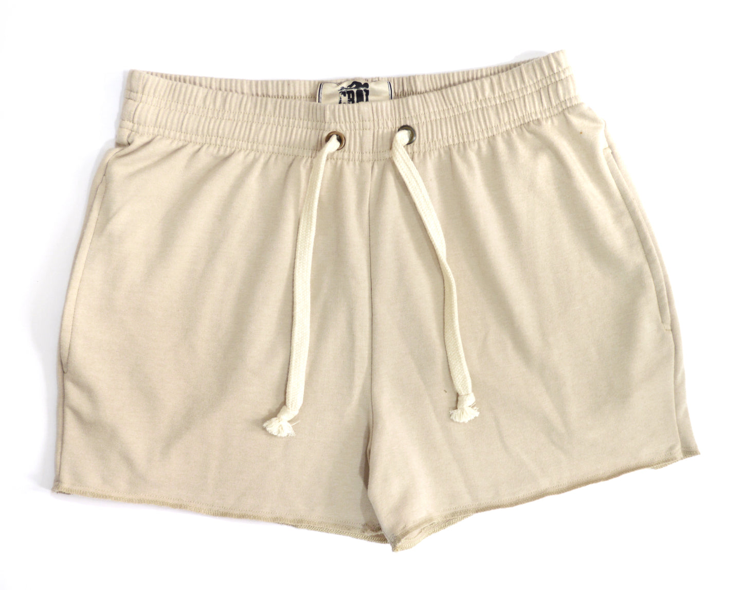 Short en algodón color Beige