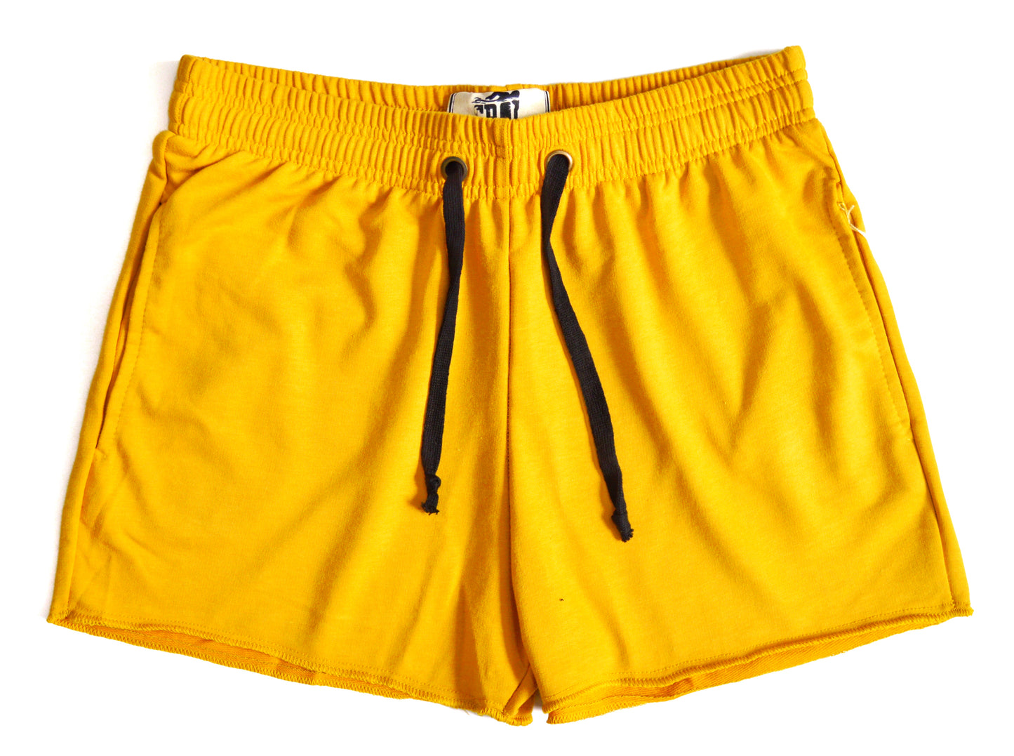 Short en algodón Mostaza