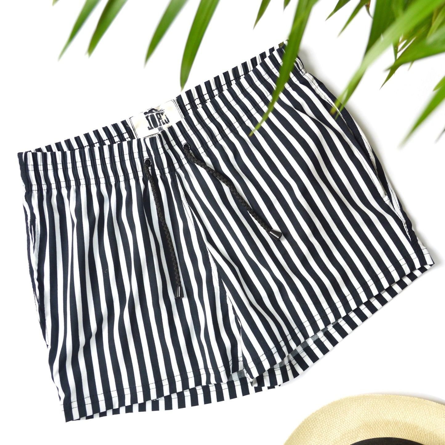 Pantaloneta playera de Líneas Verticales Negras 2.0