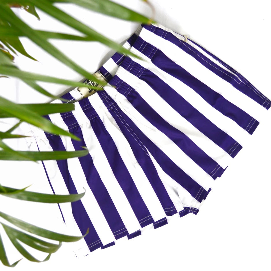 Pantaloneta Playera de líneas Azul noche verticales Azul 4.0