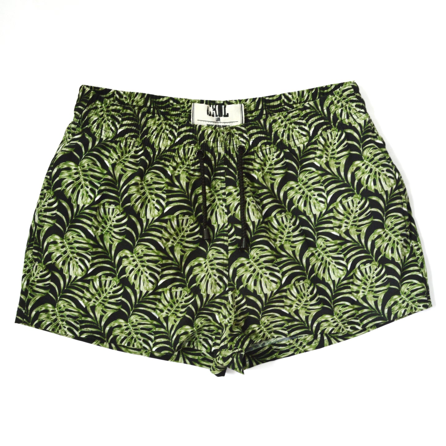 Pantaloneta Playera Tropical Verde (Outlet)