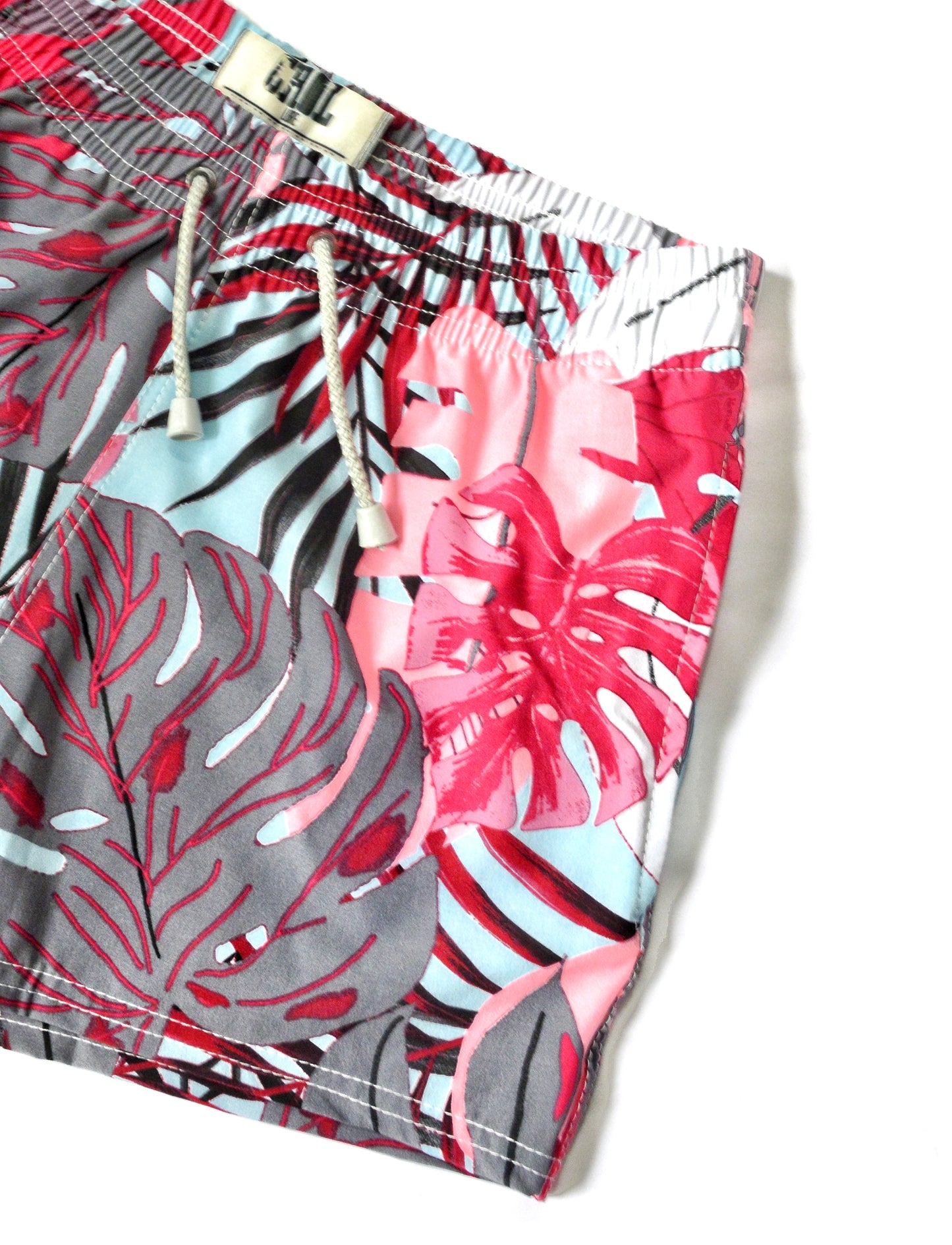 Pantaloneta Playera Tropical Rosa