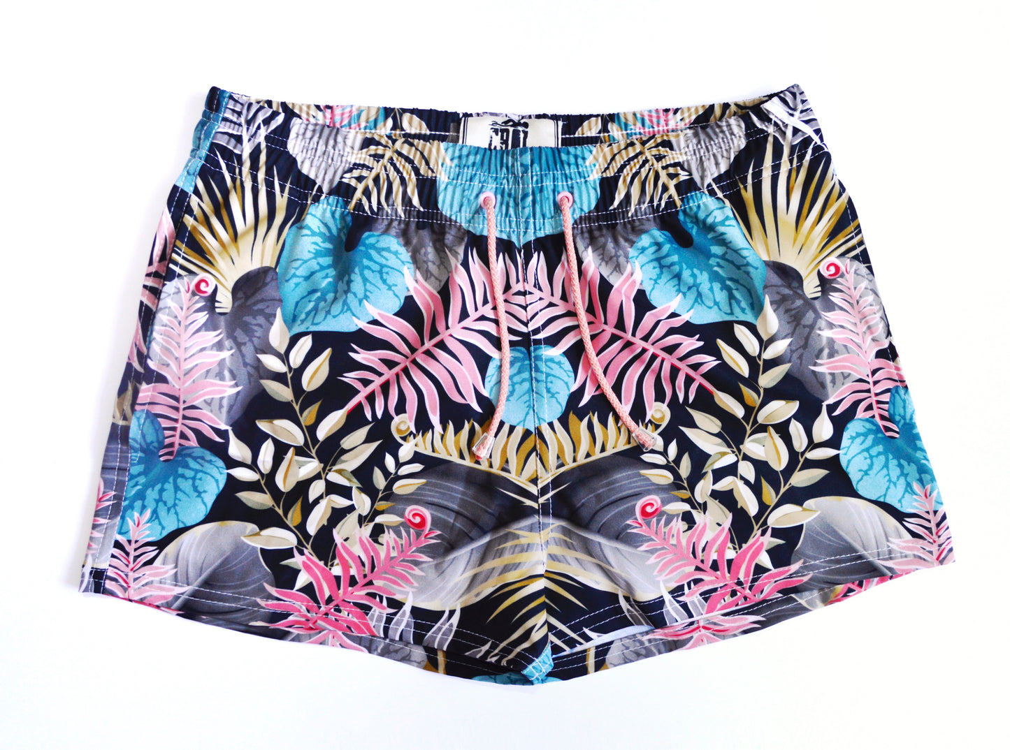 Pantaloneta Playera Helechos Salmón
