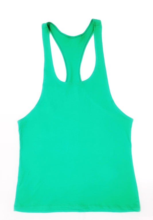 Camisilla corte esqueleto verde pino