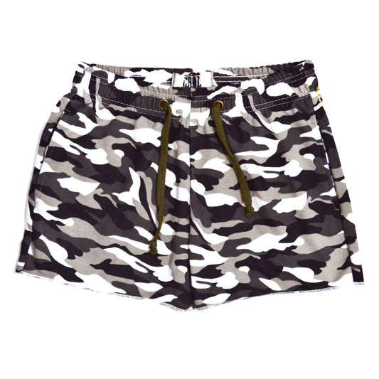 Short en algodón Camuflado Gris (Liquidación por defecto)