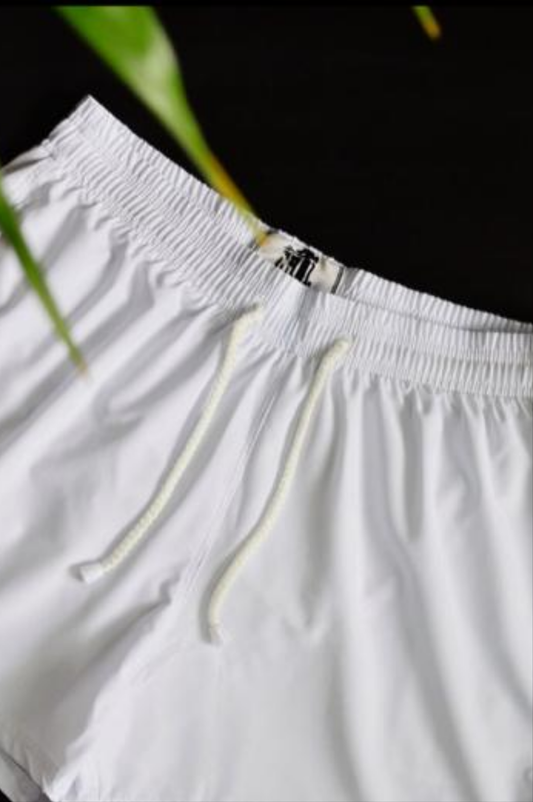 Pantaloneta Playera Curva Blanca (Liquidación por defecto)