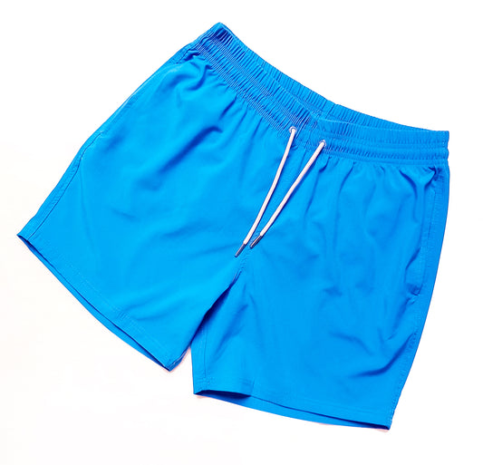 Pantaloneta Larga Azul turquesa