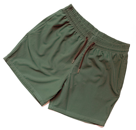 Pantaloneta Larga Verde Militar