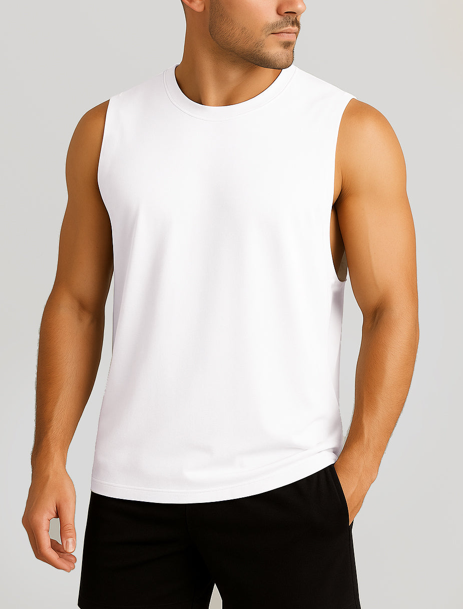 Camisilla Cisa larga Blanco & Negro