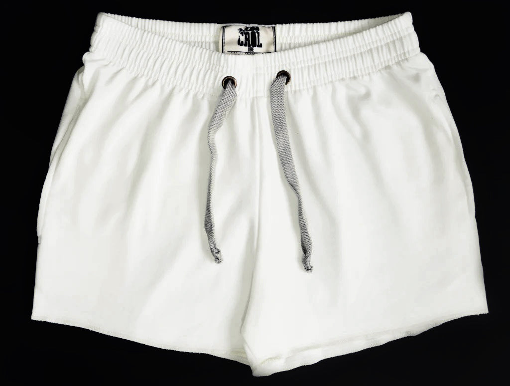 Short en algodón color Blanco Marfil (Outlet)