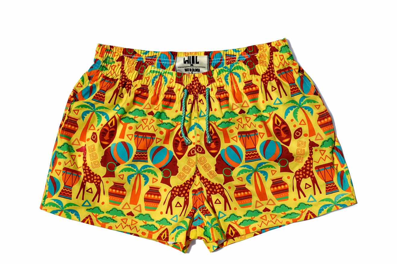 Pantaloneta playera africa
