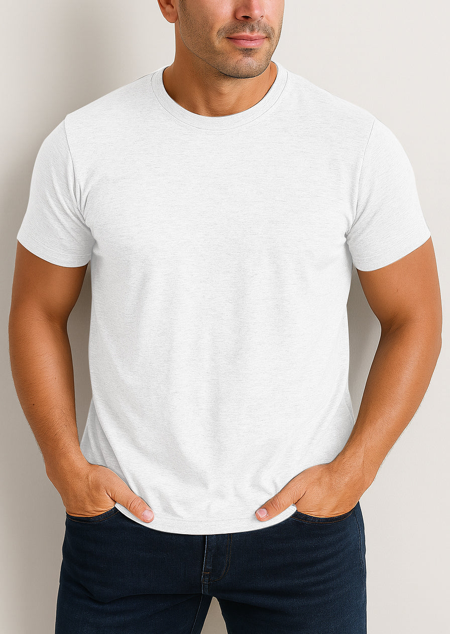 Camiseta Gris Jaspe claro