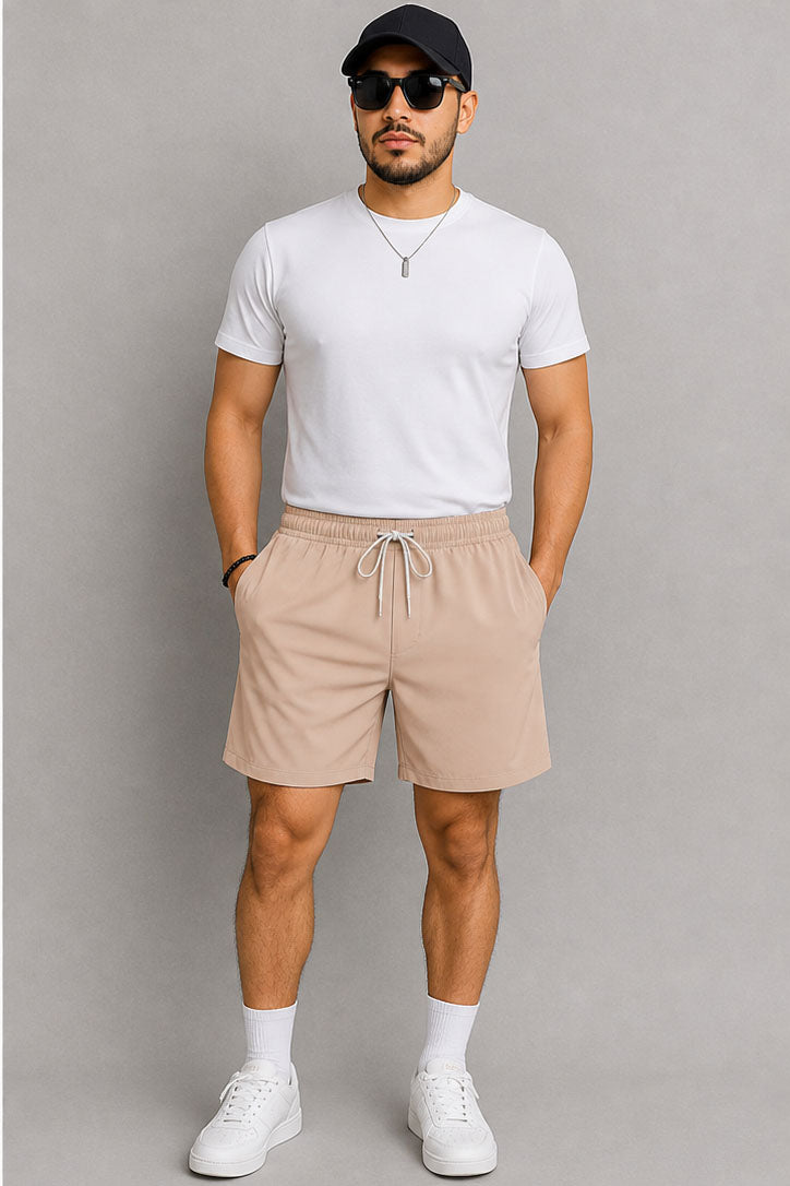 Pantaloneta Larga Beige