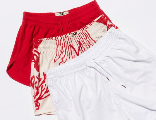 Combo pantaloneta Playera coral