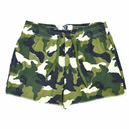 Short en algodón Camuflado