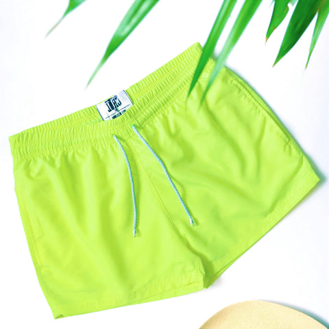 Pantaloneta Playera Amarillo Neón