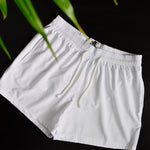 Pantaloneta Playera Rígida Blanca (Liquidación por defecto)