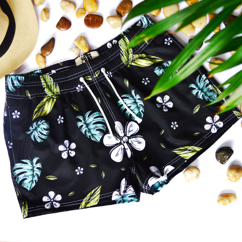 Pantaloneta Playera Flores Besito (Liquidación por defecto)