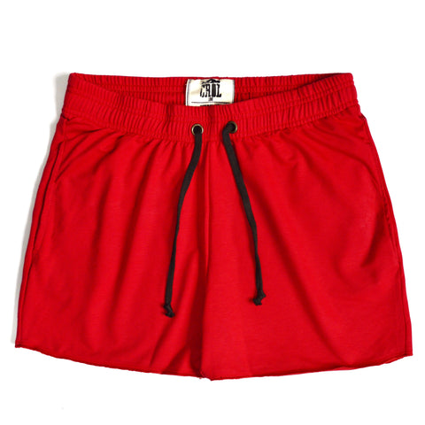Short en algodón color rojo (LIQUIDACION POR DEFECTO)