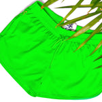Pantaloneta Playera Curva Verde Neón
