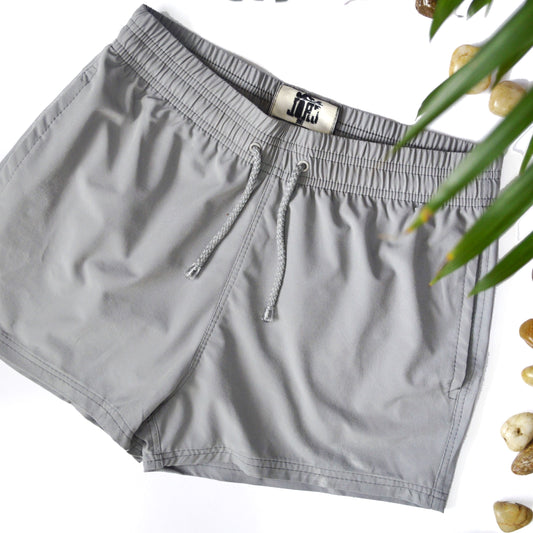 Pantaloneta Playera Gris Claro (Liquidación por defecto)