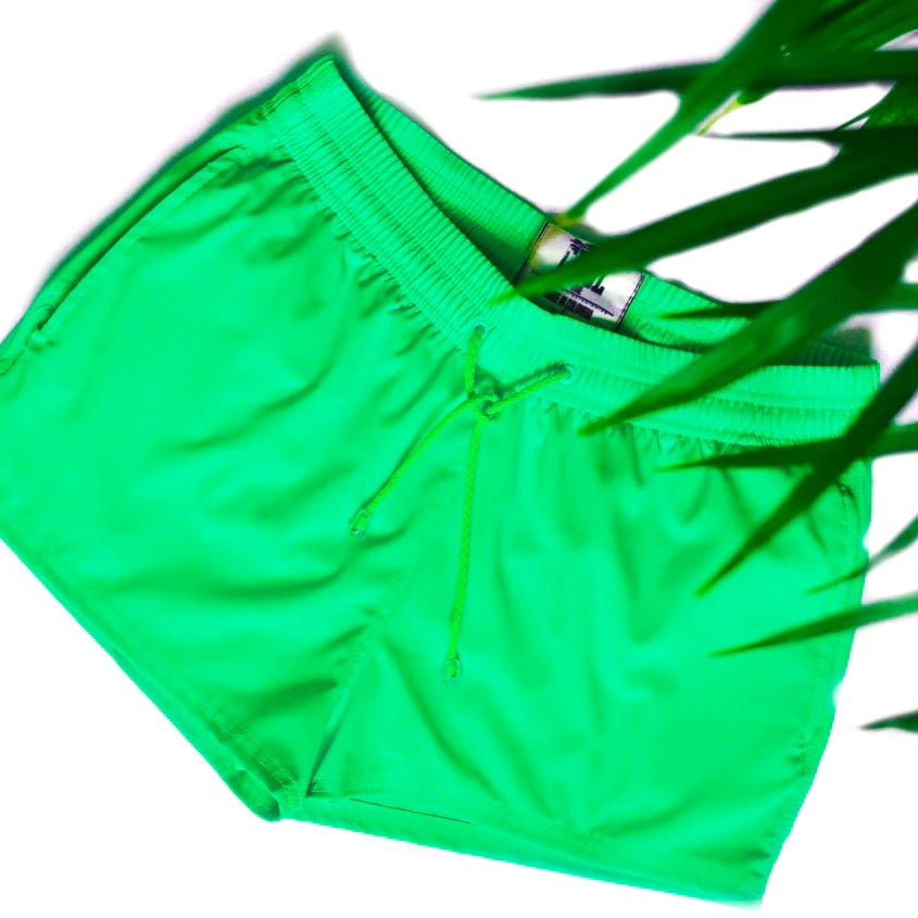 Pantaloneta Playera Verde Limón (Liquidacion por defecto)